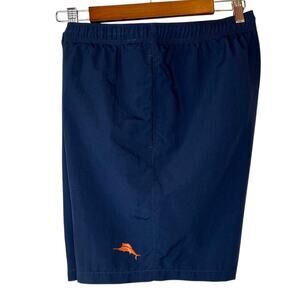 TOMMY BAHAMA Swim Trunks 18" Outseam in Blue Men's Large